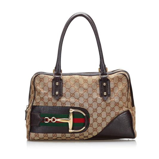 Gucci GG Canvas Hasler Handbag (SHG-kbVyMT)