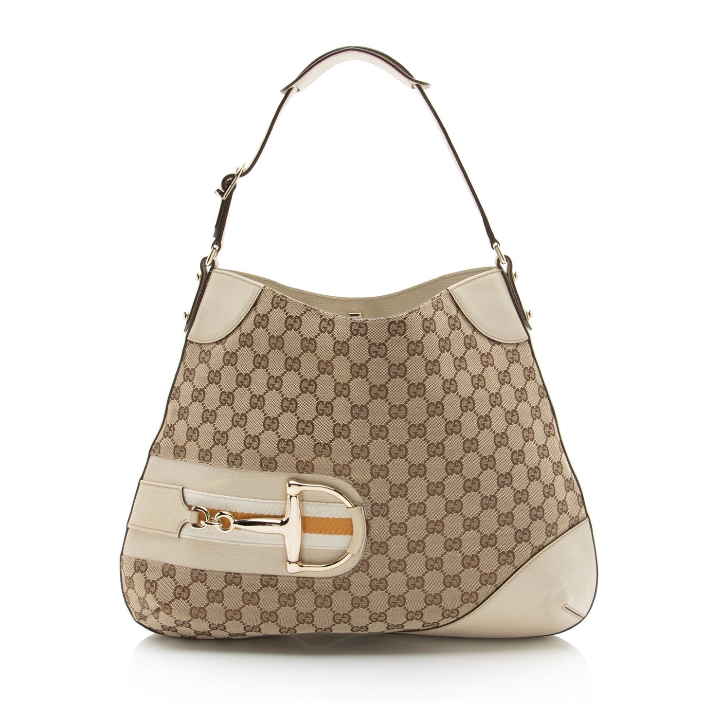 Gucci GG Canvas Hasler Large Shoulder Bag