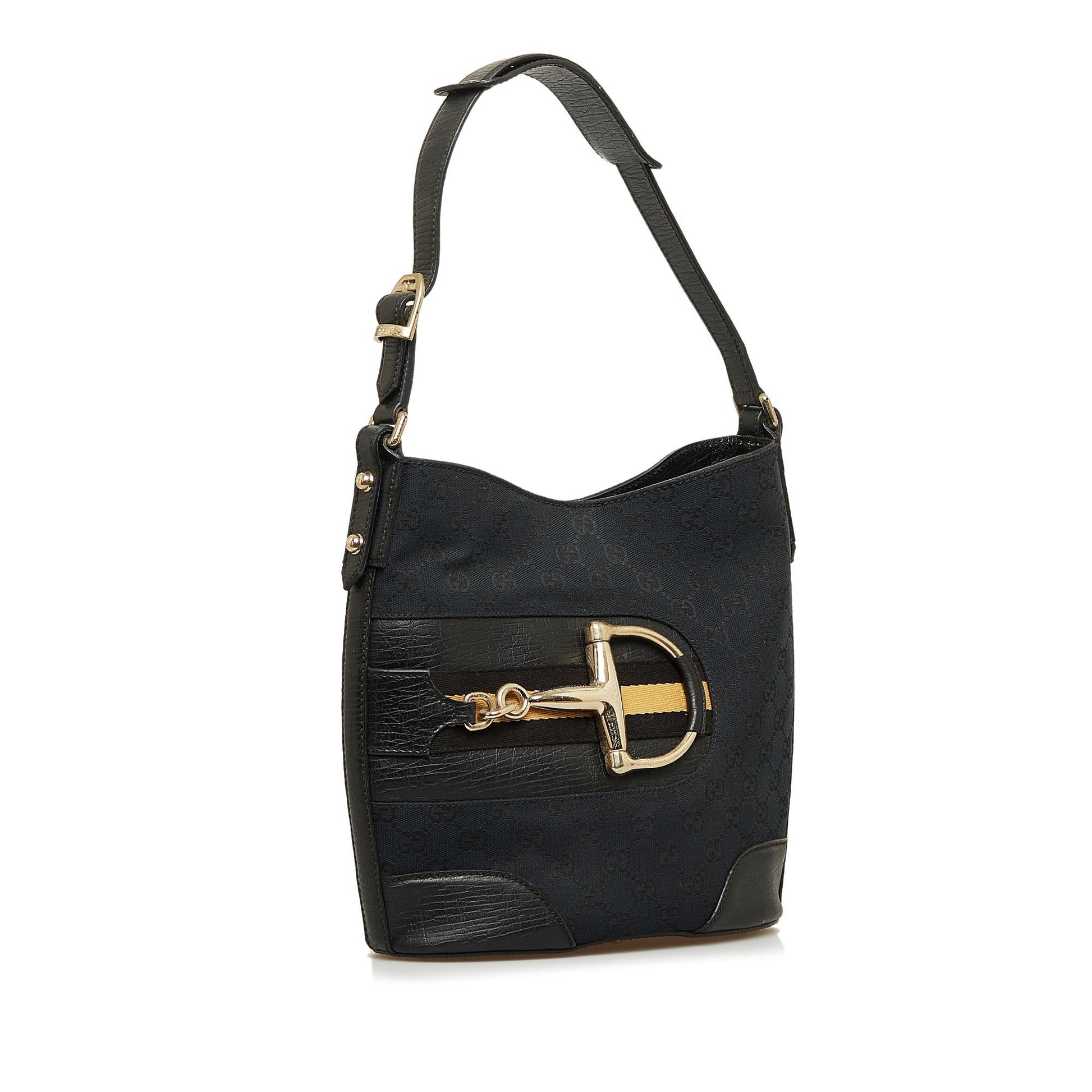 Gucci GG Canvas Hasler Shoulder Bag (SHG-BpgfrA)