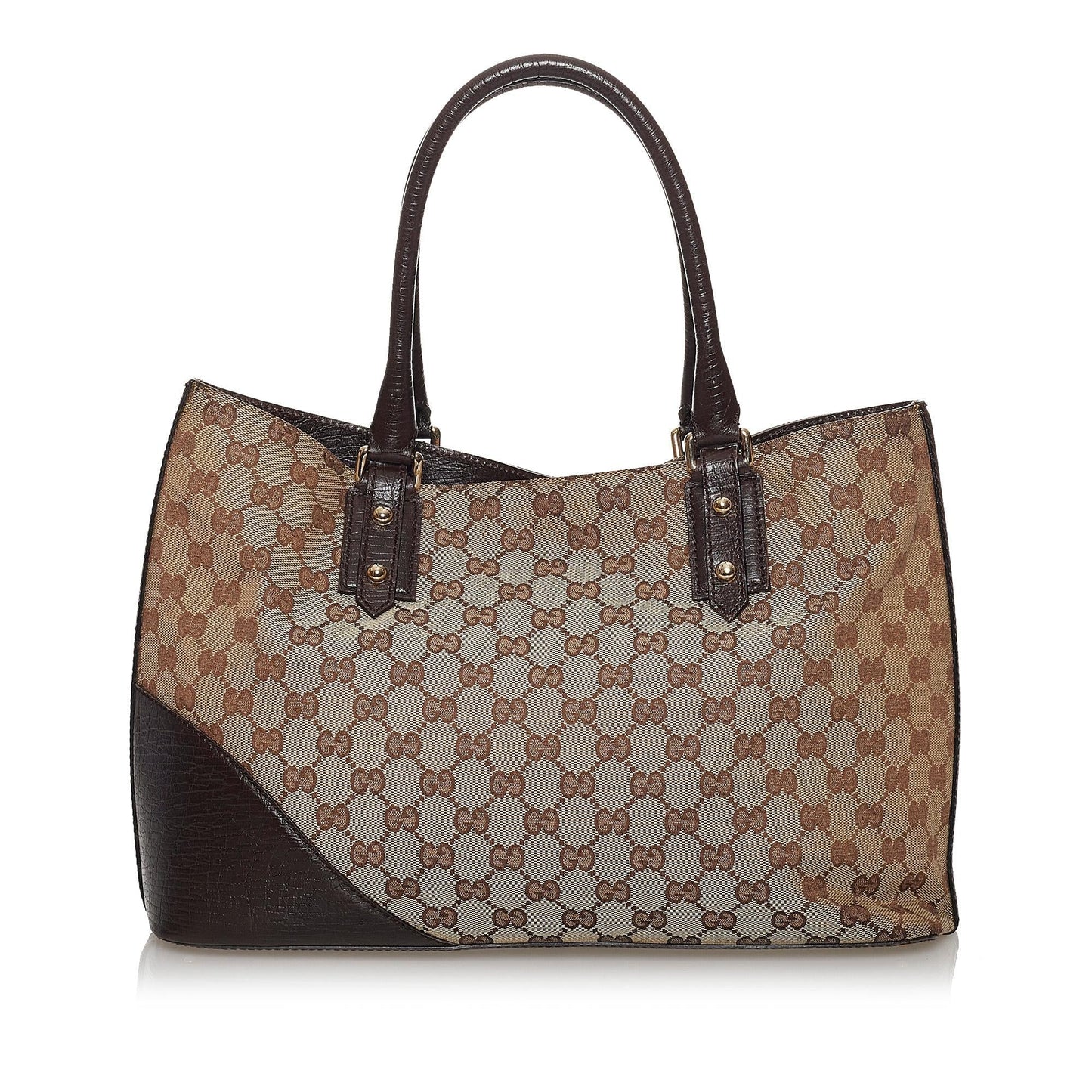 Gucci GG Canvas Hasler Tote Bag (SHG-30923)