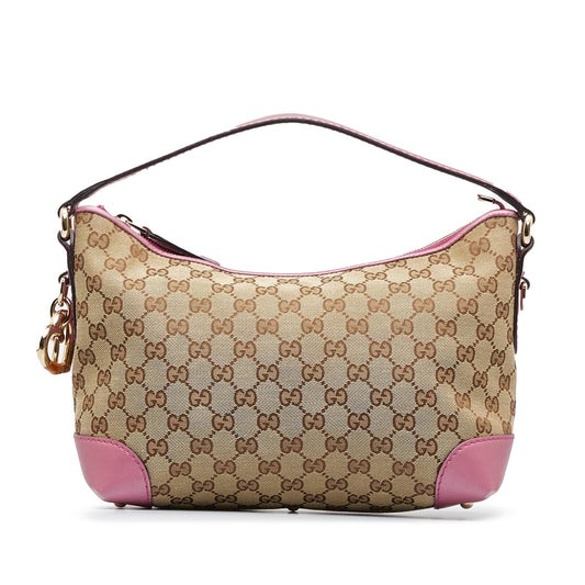 Gucci GG Canvas Heart Bit Handbag (SHG-6OMg8o)