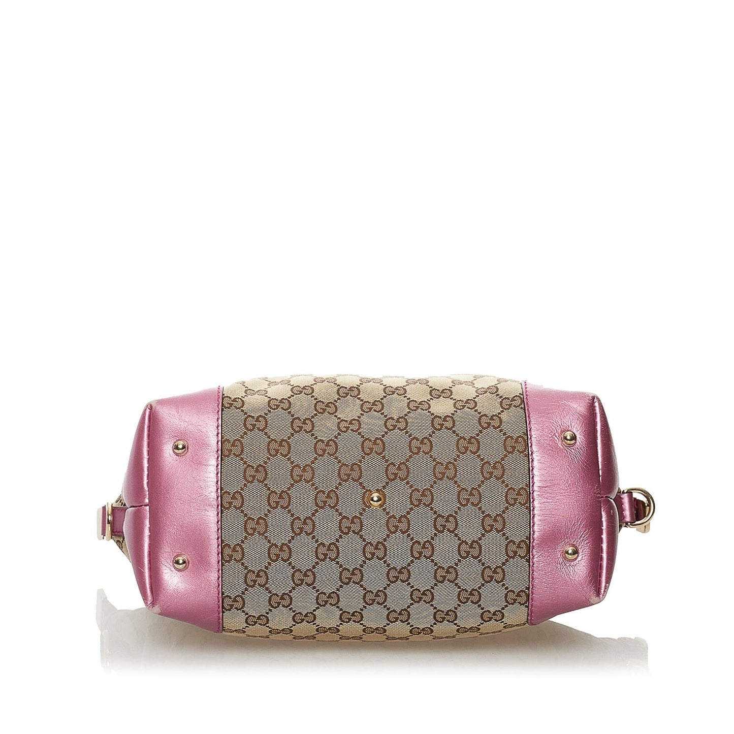 Gucci GG Canvas Heart Bit Satchel (SHG-32482)