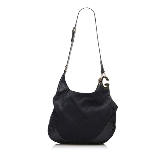 Gucci GG Canvas Hobo Bag (SHG-if0a3r)