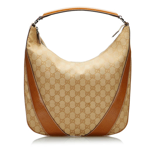 Gucci GG Canvas Hobo (SHG-m7Woue)