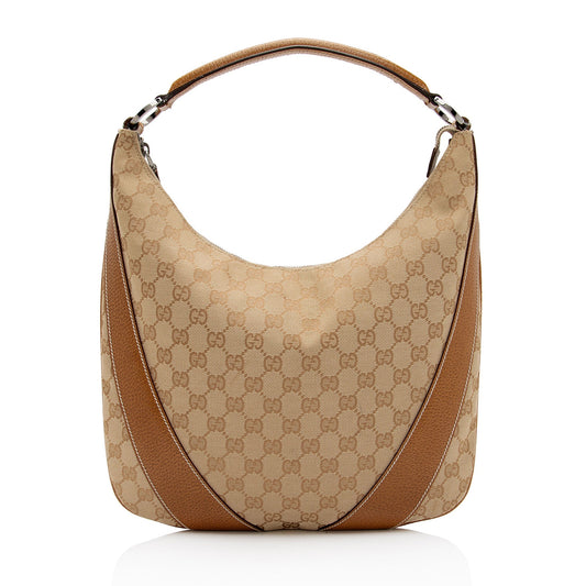 Gucci GG Canvas Hobo (SHF-6yWFBi)