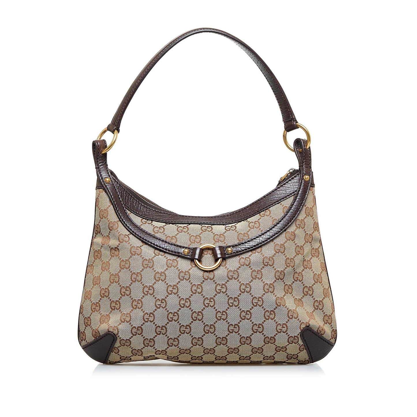 Gucci GG Canvas Horsebit Hobo Bag (SHG-3vKr0U)