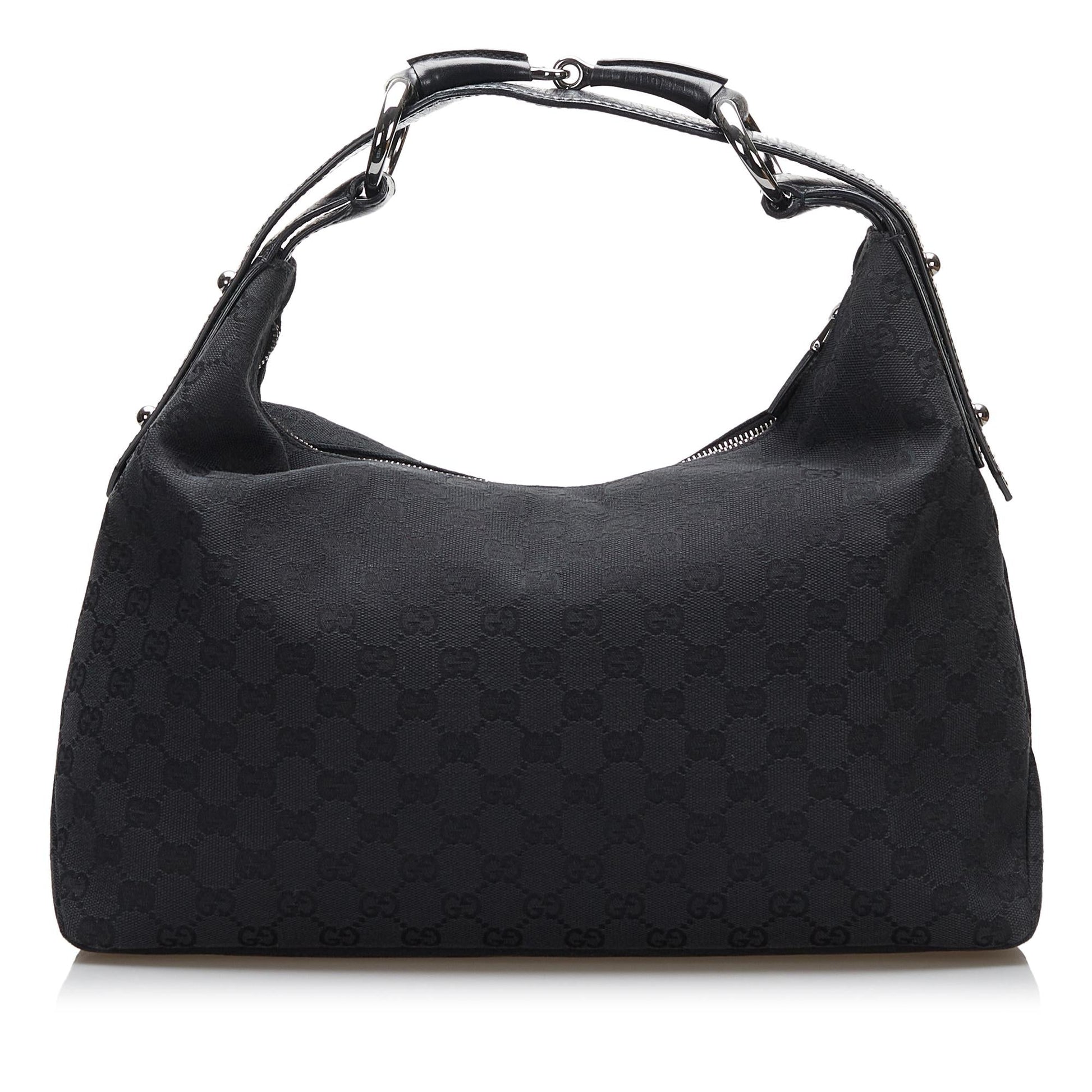 Gucci GG Canvas Horsebit Hobo (SHG-36979)