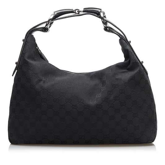 Gucci GG Canvas Horsebit Hobo (SHG-36979)