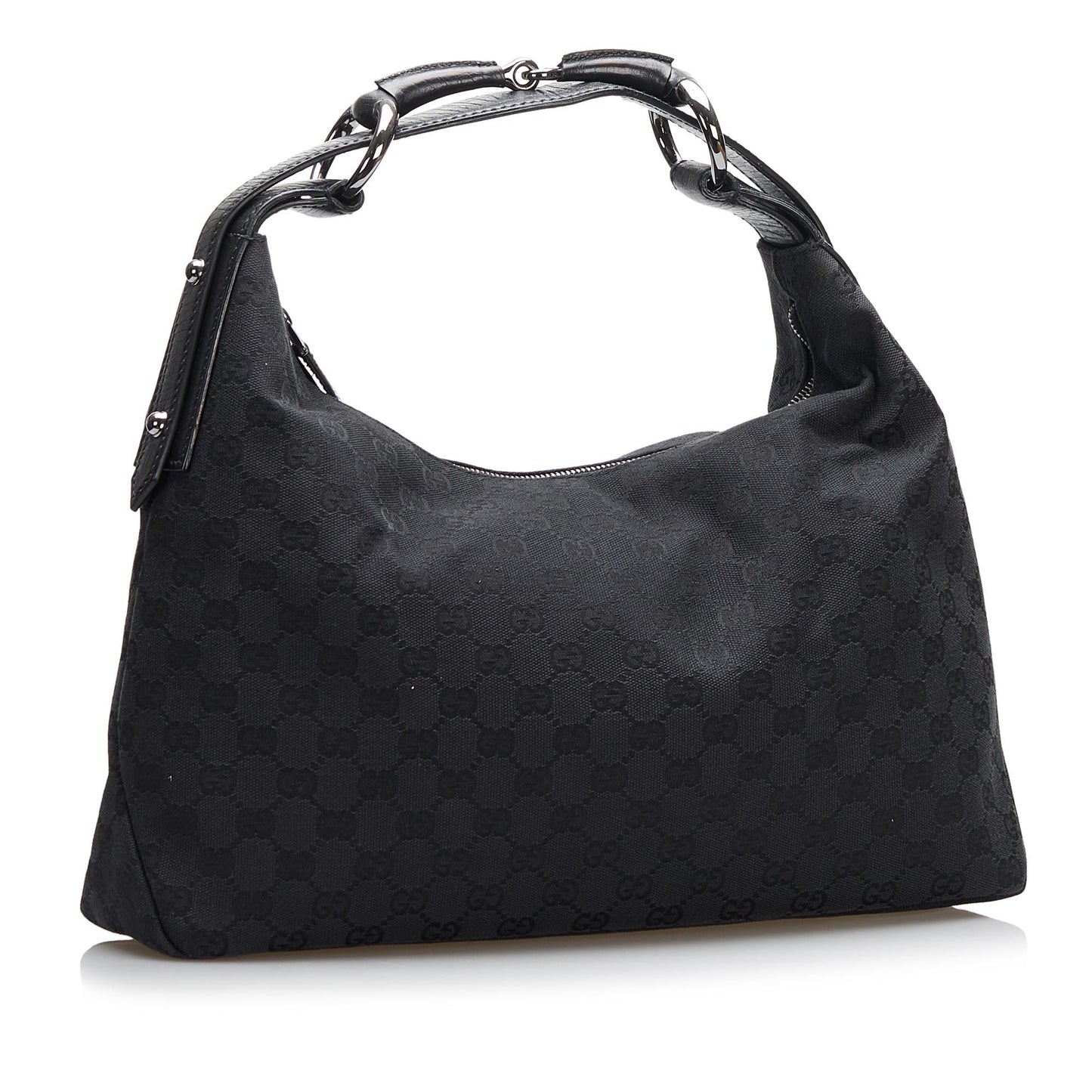 Gucci GG Canvas Horsebit Hobo (SHG-36979)