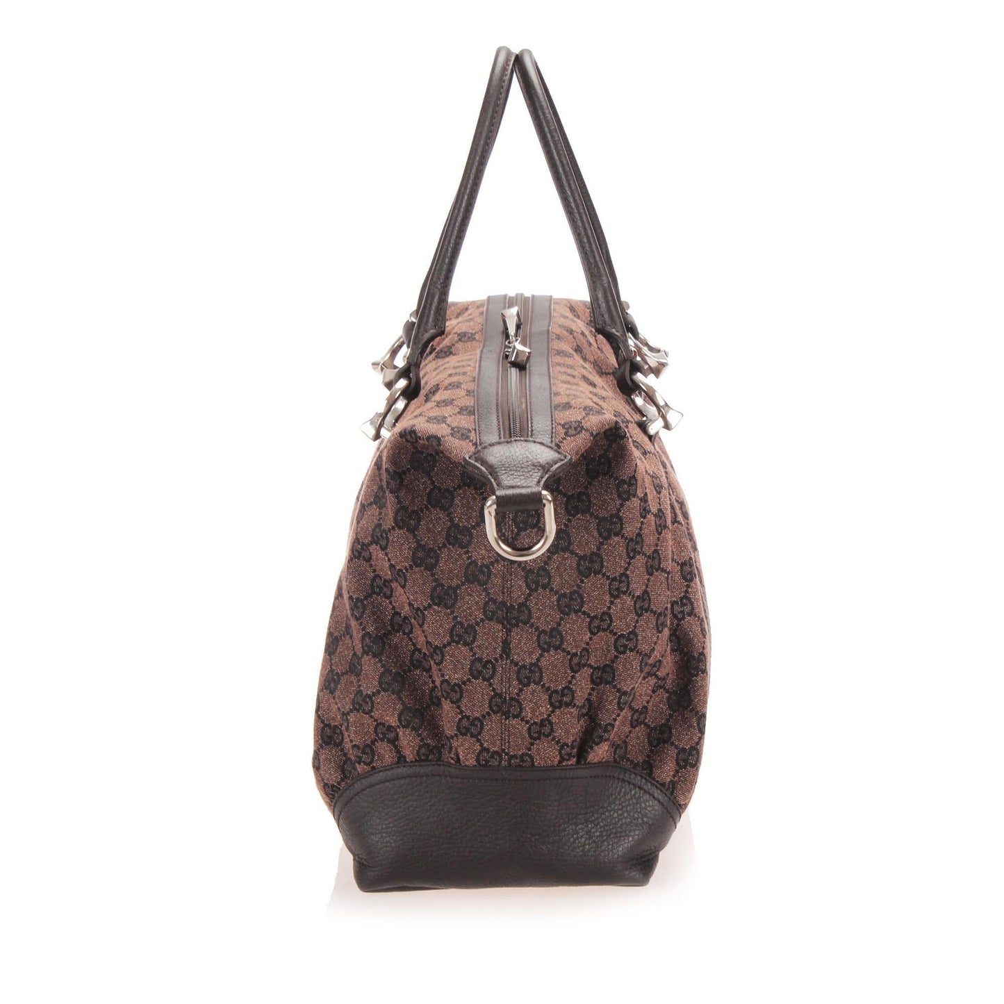 Gucci Horsebit Canvas Monogram Tote Style 3