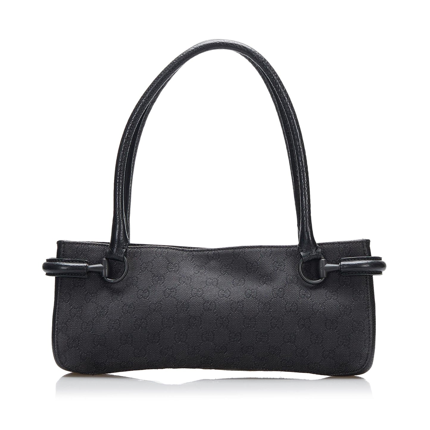 Gucci GG Canvas Horsebit Shoulder Bag (SHG-QoPRpW)