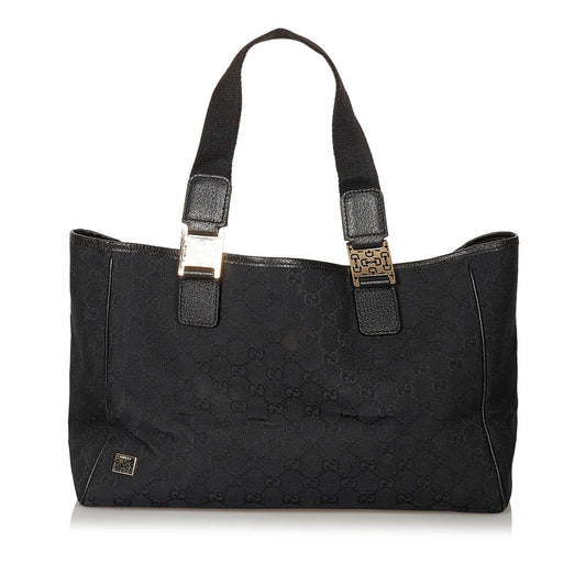 Gucci GG Canvas Horsebit Tote Bag (SHG-31976)