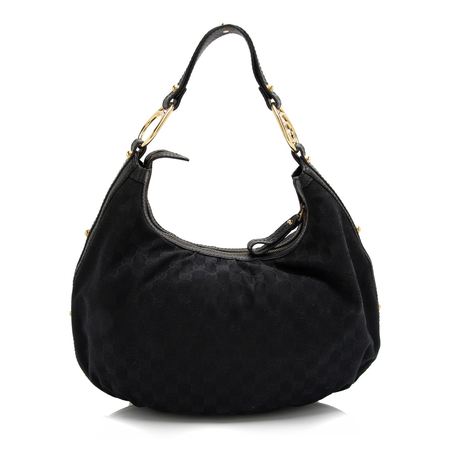 Gucci GG Canvas Interlocking G Medium Hobo (SHF-23929)