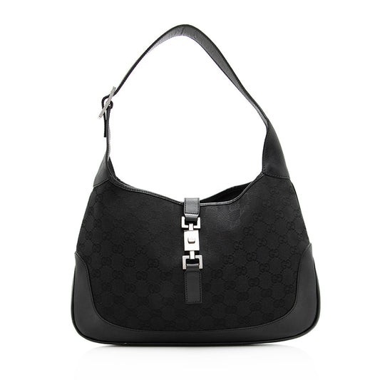 Gucci GG Canvas Jackie Hobo (SHF-20002)