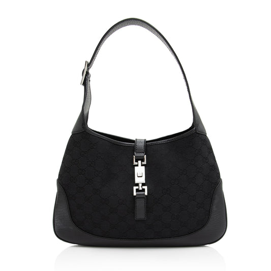 Gucci GG Canvas Jackie Hobo (SHF-09jnSd)