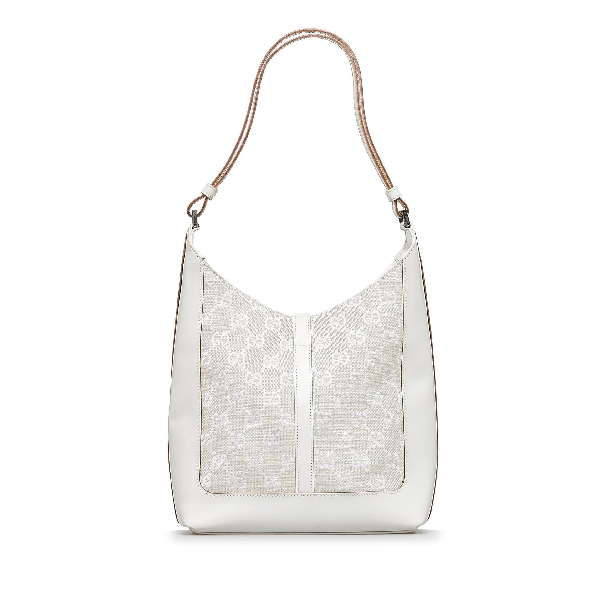 Gucci GG Canvas Jackie Shoulder Bag (SHG-m7c9Cb)