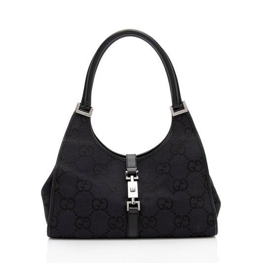 Gucci GG Canvas Jackie Small Shoulder Bag (SHF-Ajw7gP)