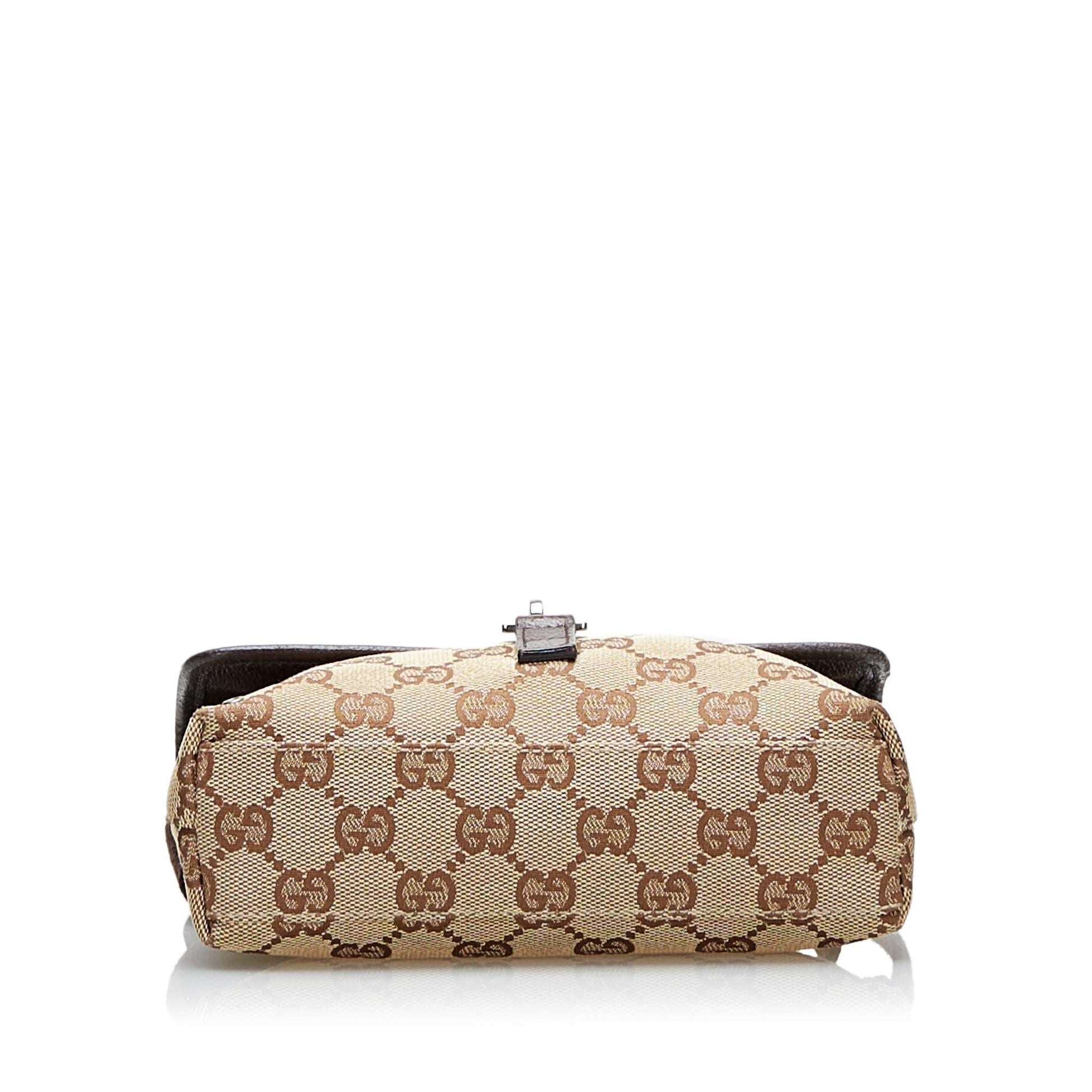 Gucci Canvas Shoulder Bag