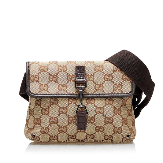 Gucci Canvas Shoulder Bag
