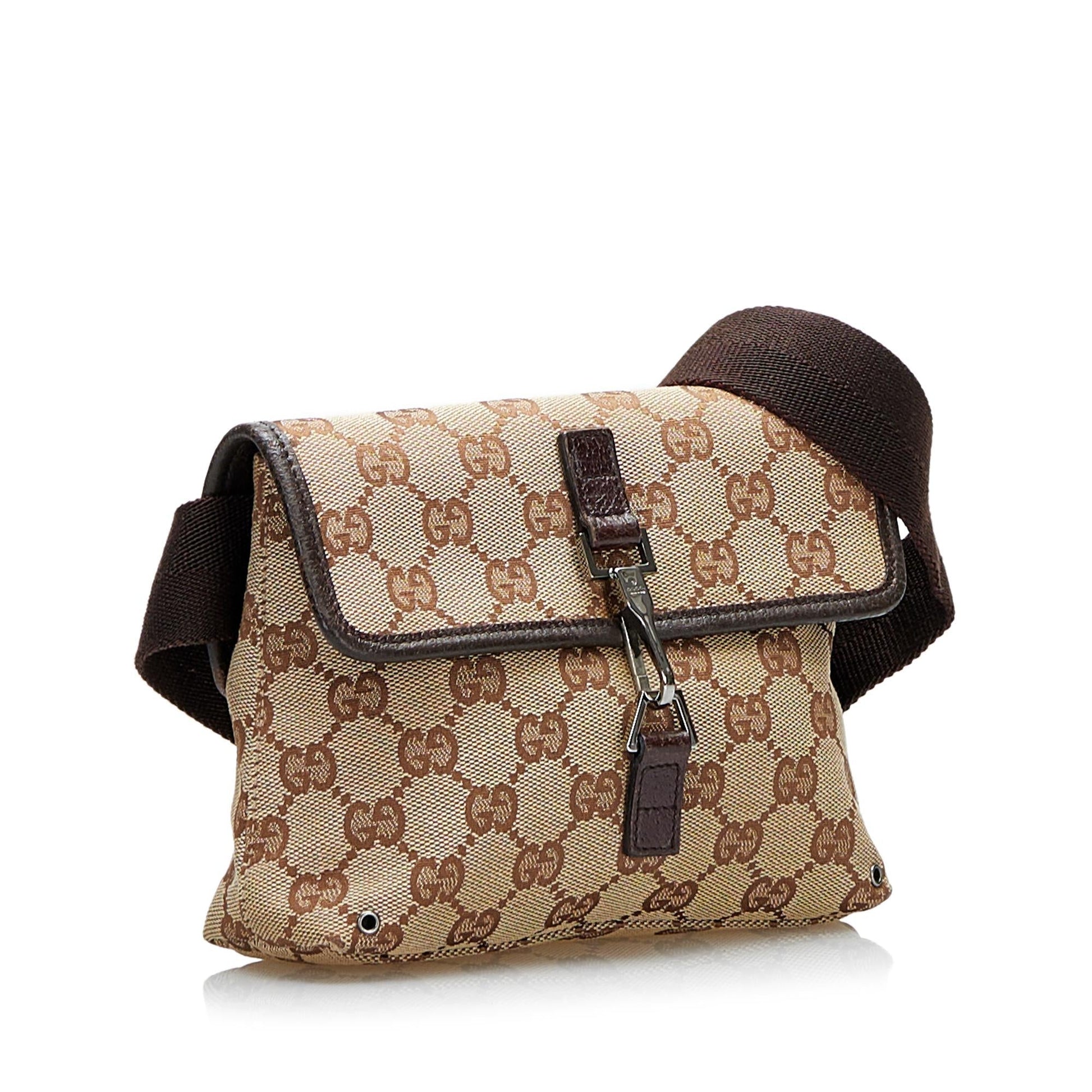Gucci Canvas Shoulder Bag
