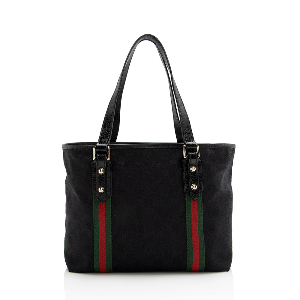 Gucci GG Canvas Jolicoeur Medium Tote (SHF-22011)