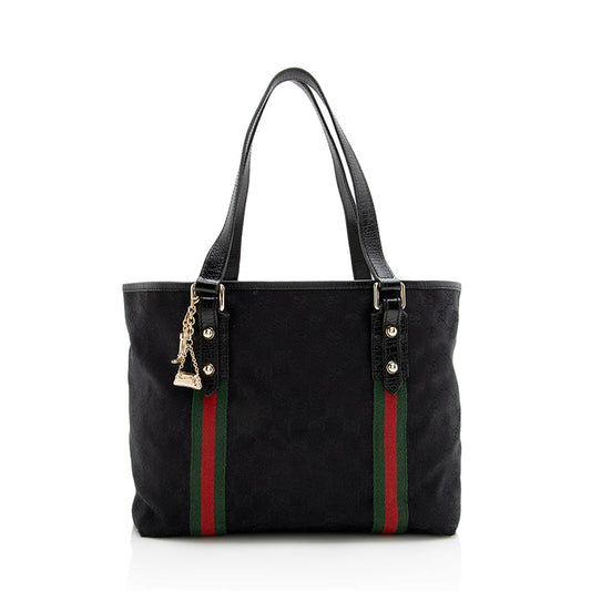 Gucci GG Canvas Jolicoeur Medium Tote (SHF-22011)