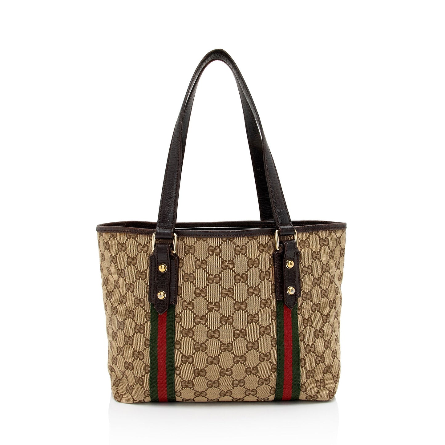 Gucci GG Canvas Jolicoeur Medium Tote (SHF-U5hUpD)