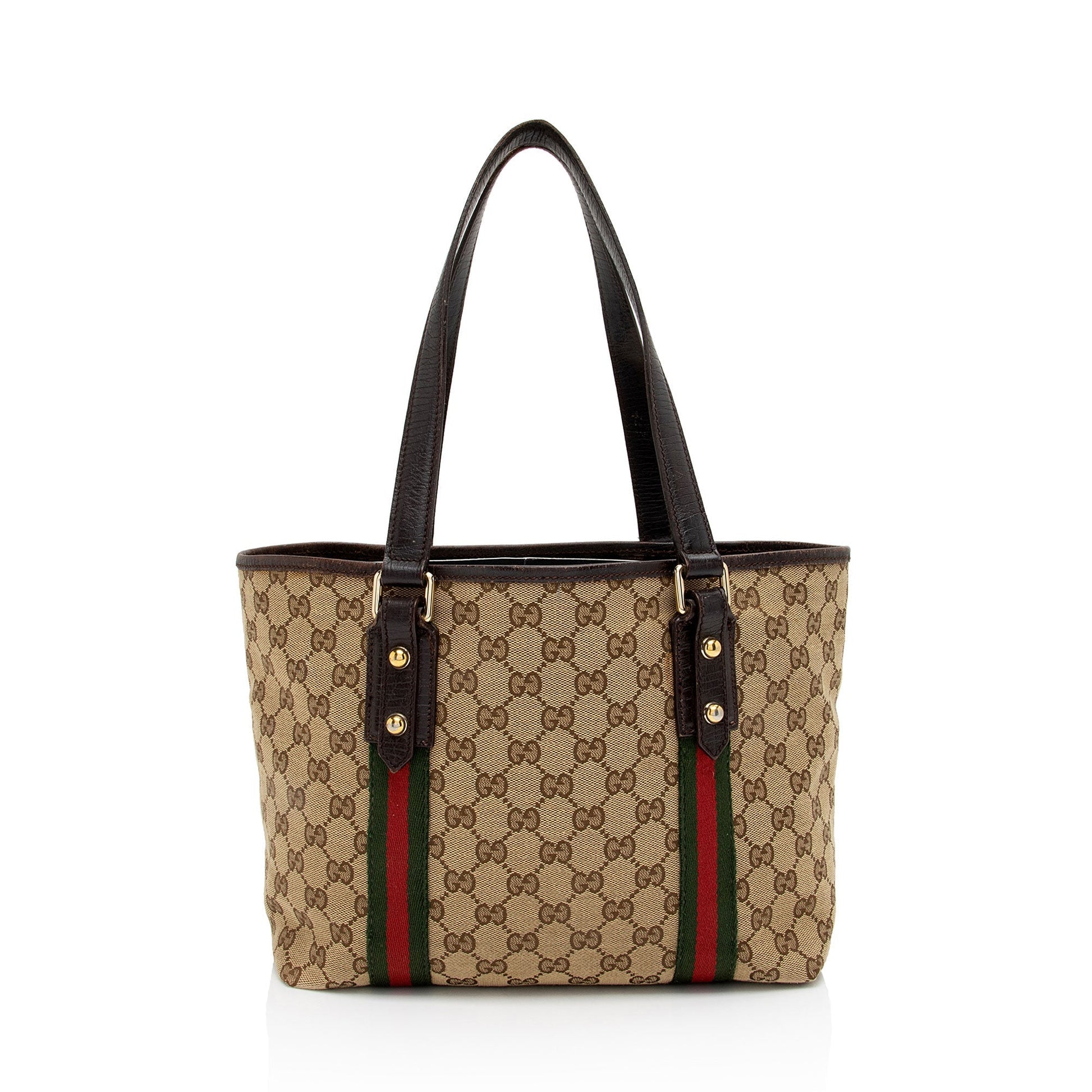 Gucci GG Canvas Jolicoeur Medium Tote (SHF-U5hUpD)