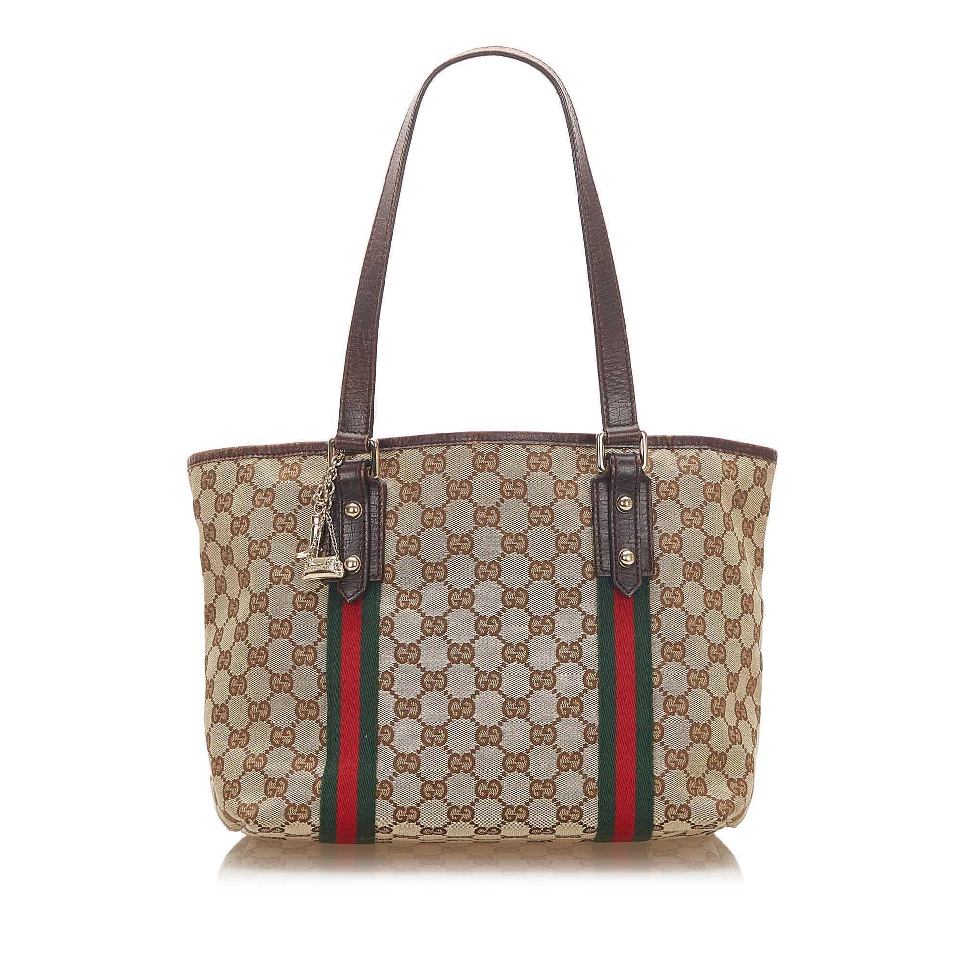 Gucci Canvas Monogram Tote Style 64
