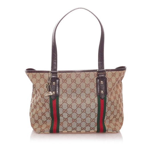 Gucci GG Canvas Jolicoeur Tote Bag (SHG-29116)