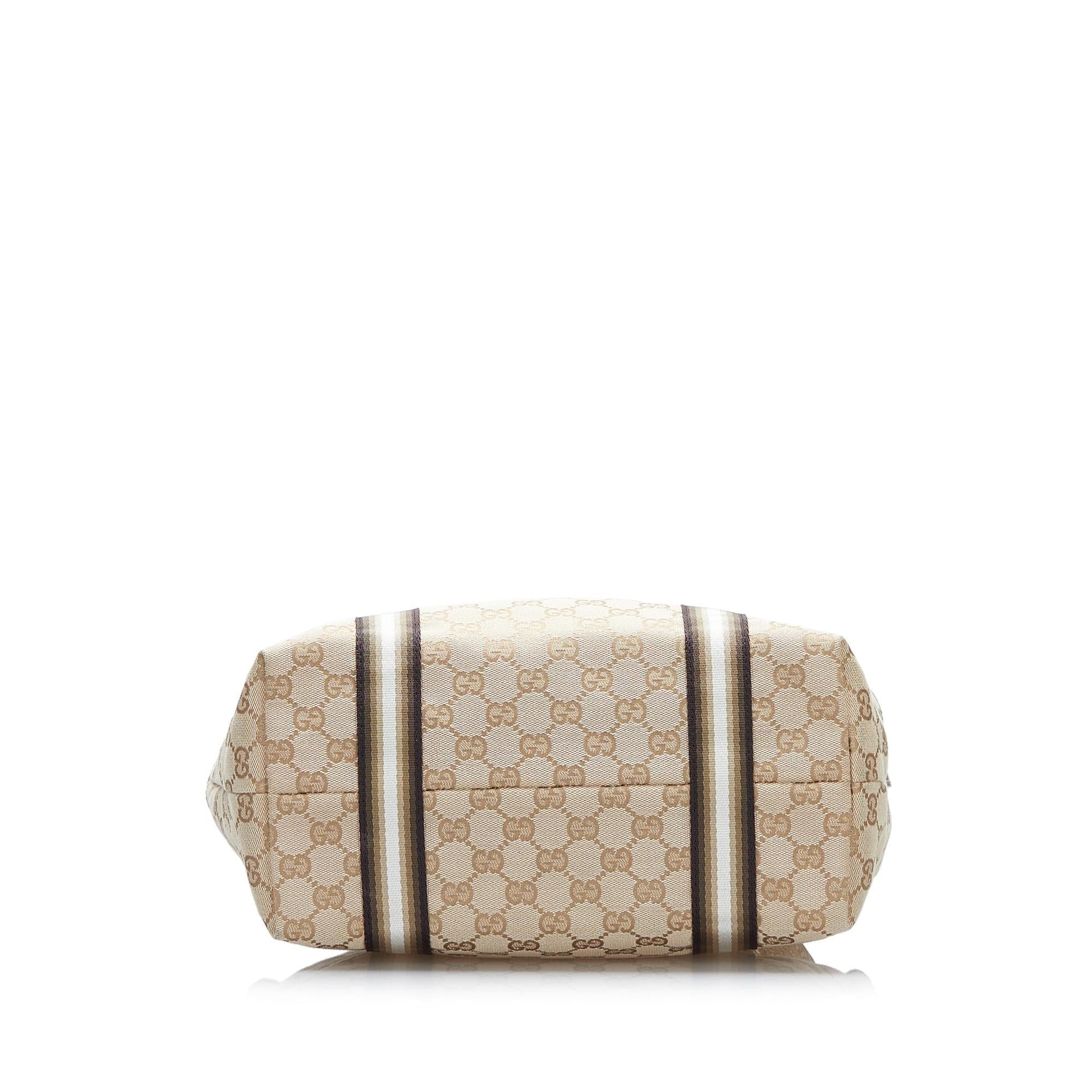 Gucci GG Canvas Jolicoeur Tote (SHG-lccp95)