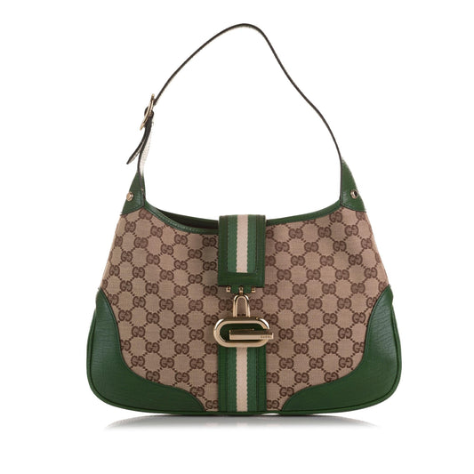 Gucci GG Canvas Junco Shoulder Bag (SHG-m2iTs8)