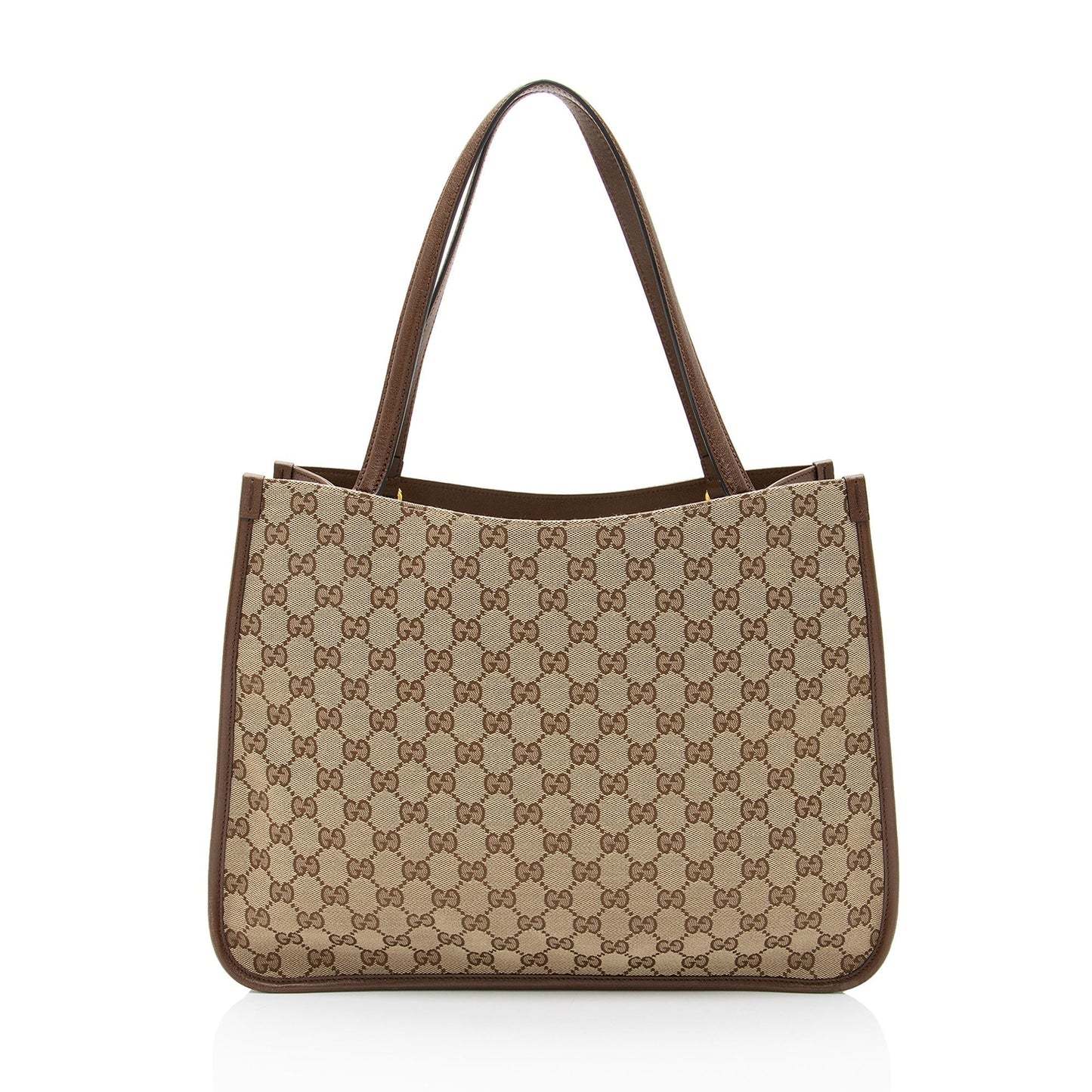 Gucci GG Canvas Leather Horsebit 1955 Tote