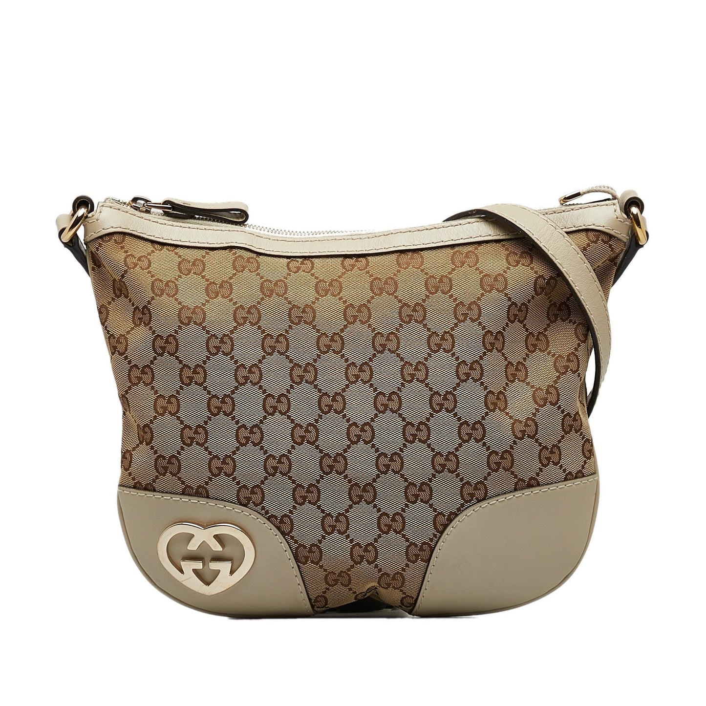 Gucci GG Canvas Lovely Crossbody Bag (SHG-8dom4S)