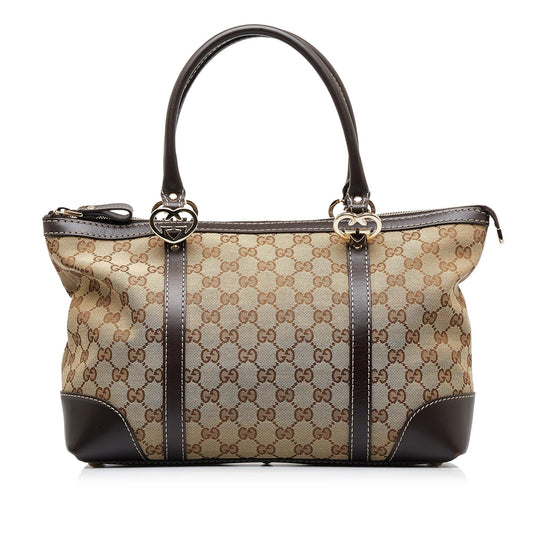 Gucci GG Canvas Lovely Tote Bag (SHG-opVphq)