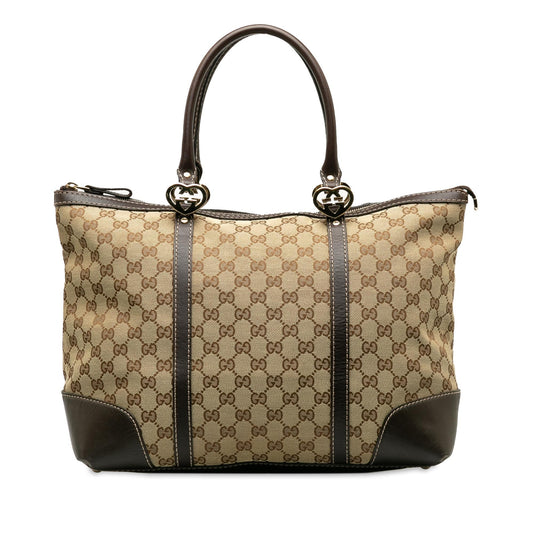 Gucci GG Canvas Lovely Tote Bag (SHG-r7dnS7)