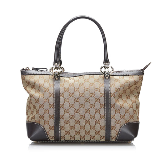 Gucci GG Canvas Lovely Tote (SHG-fLvgkB)