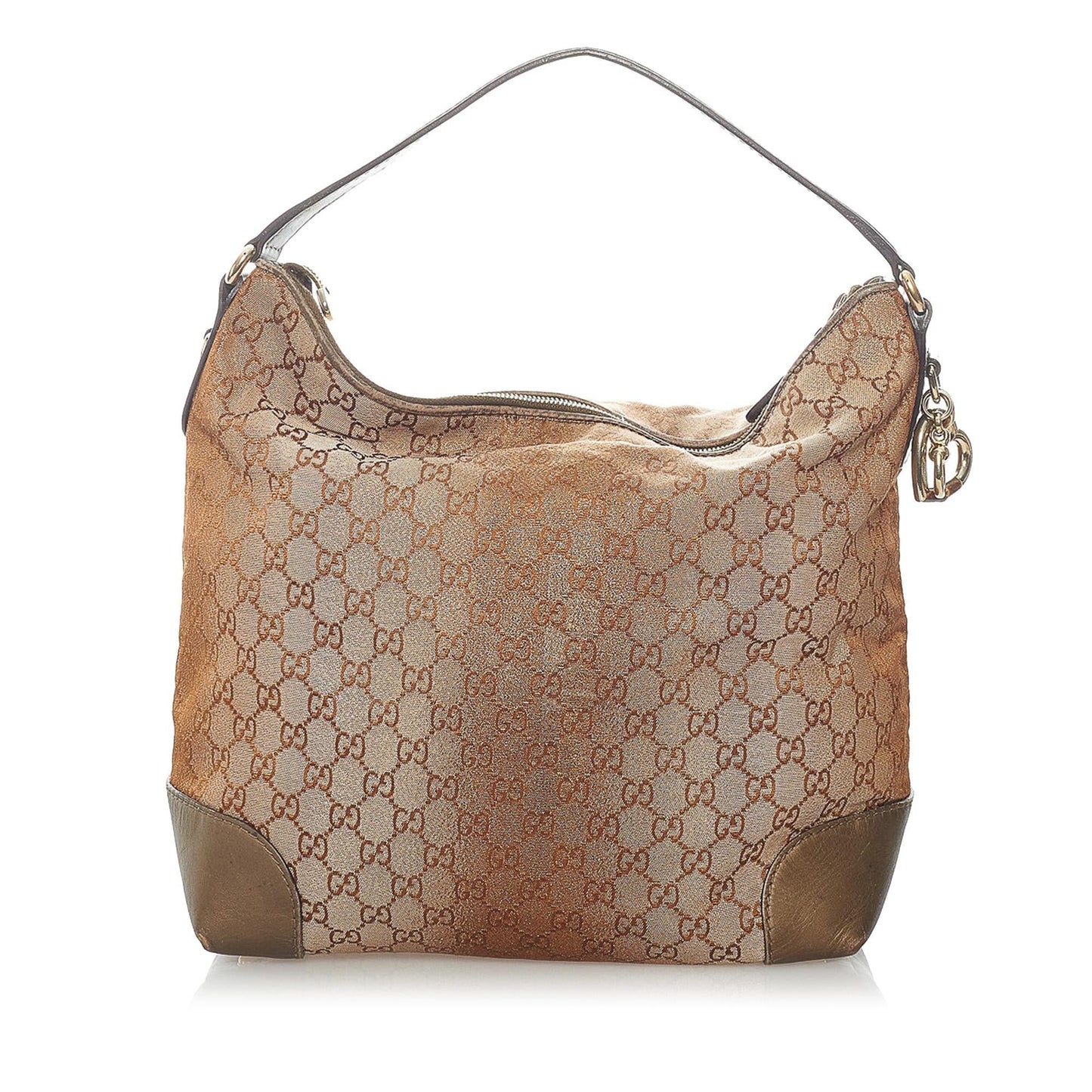 Gucci GG Canvas Lurex Heart Bit Tote Bag (SHG-31986)