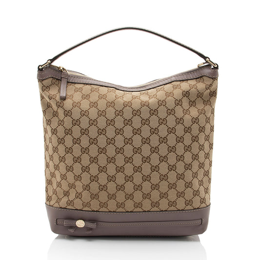 Gucci GG Canvas Mayfair Medium Hobo (SHF-75u6gN)