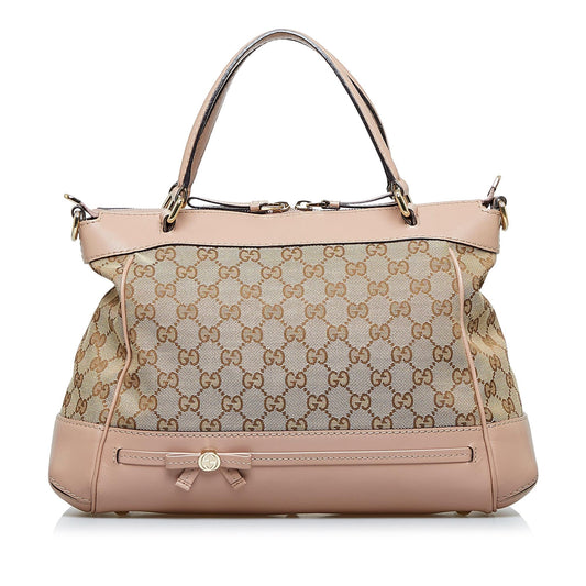 Gucci GG Canvas Mayfair Satchel (SHG-faYZKh)