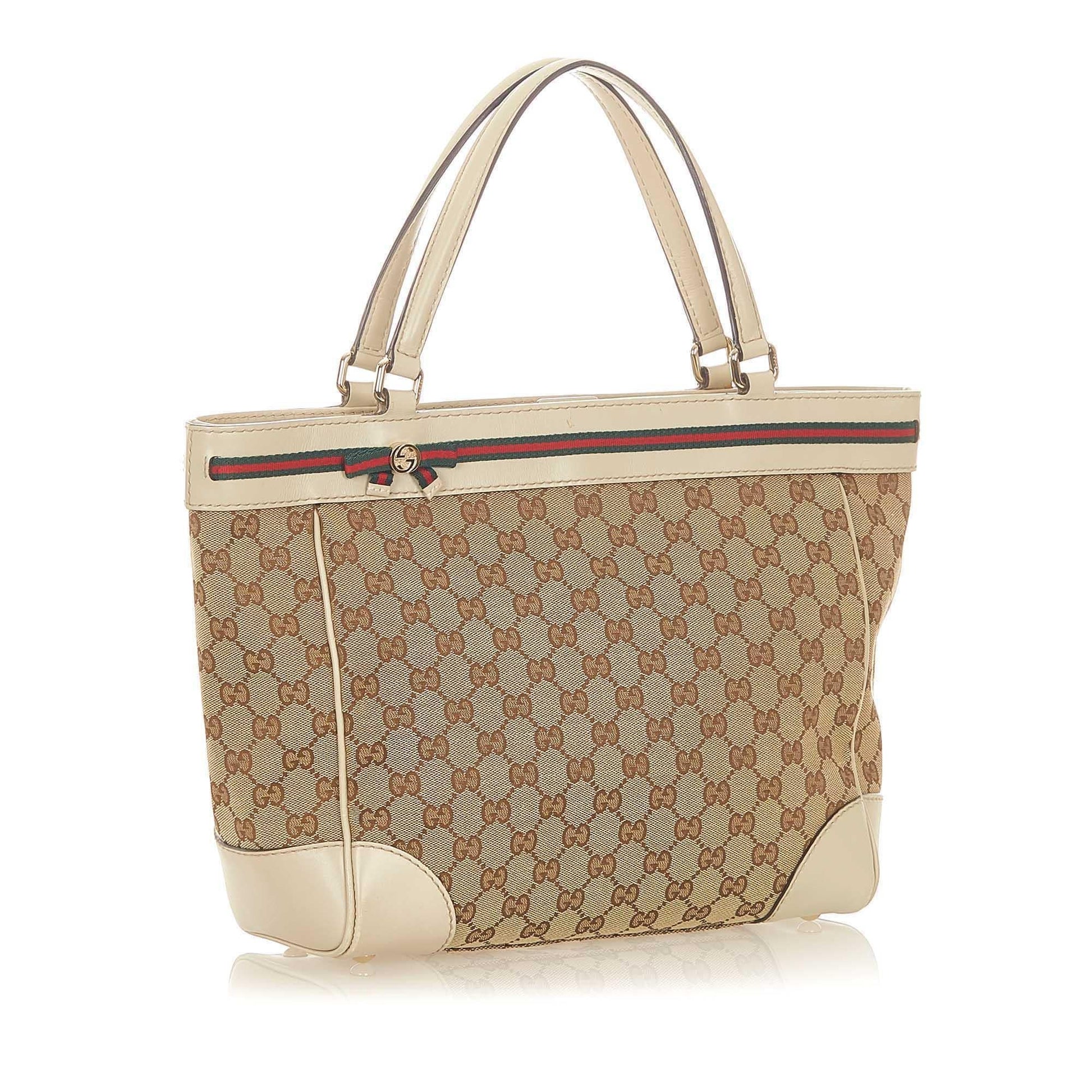 Gucci Monogram Canvas Tote