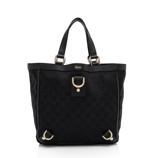 Gucci GG Canvas Mini Abbey Tote (SHF-1rSZcf)