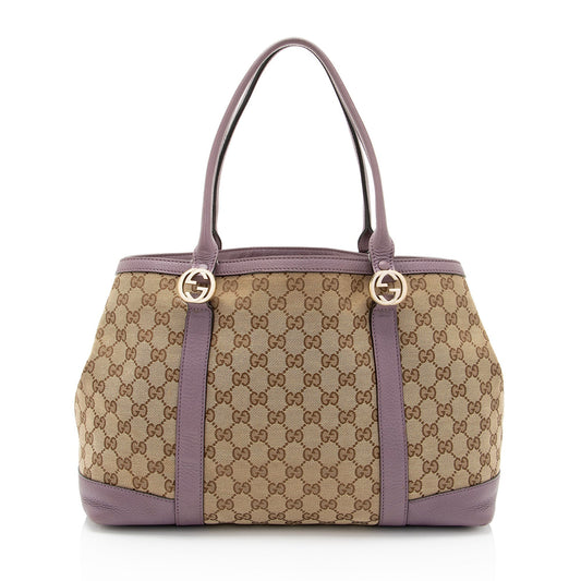 Gucci GG Canvas Miss GG Tote (SHF-yLtJuh)