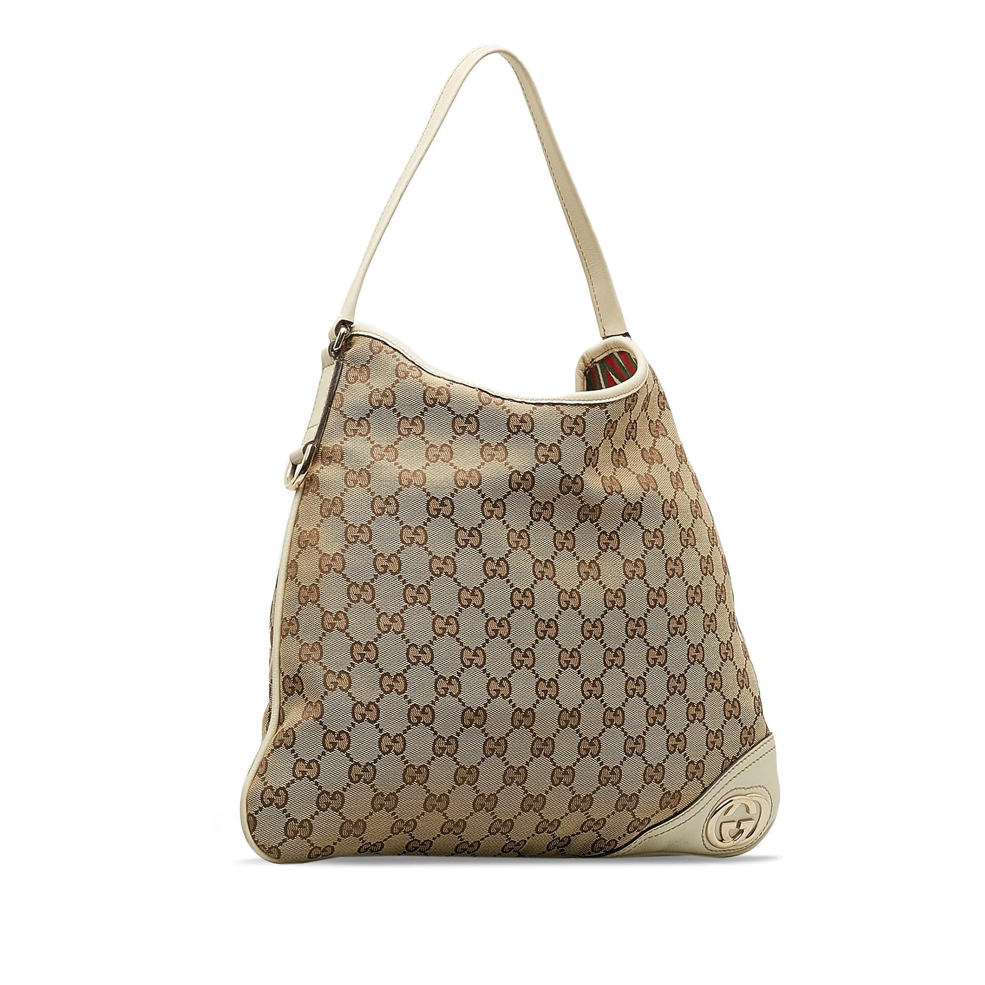 Gucci GG Canvas New Britt Hobo (SHG-SMOcBX)