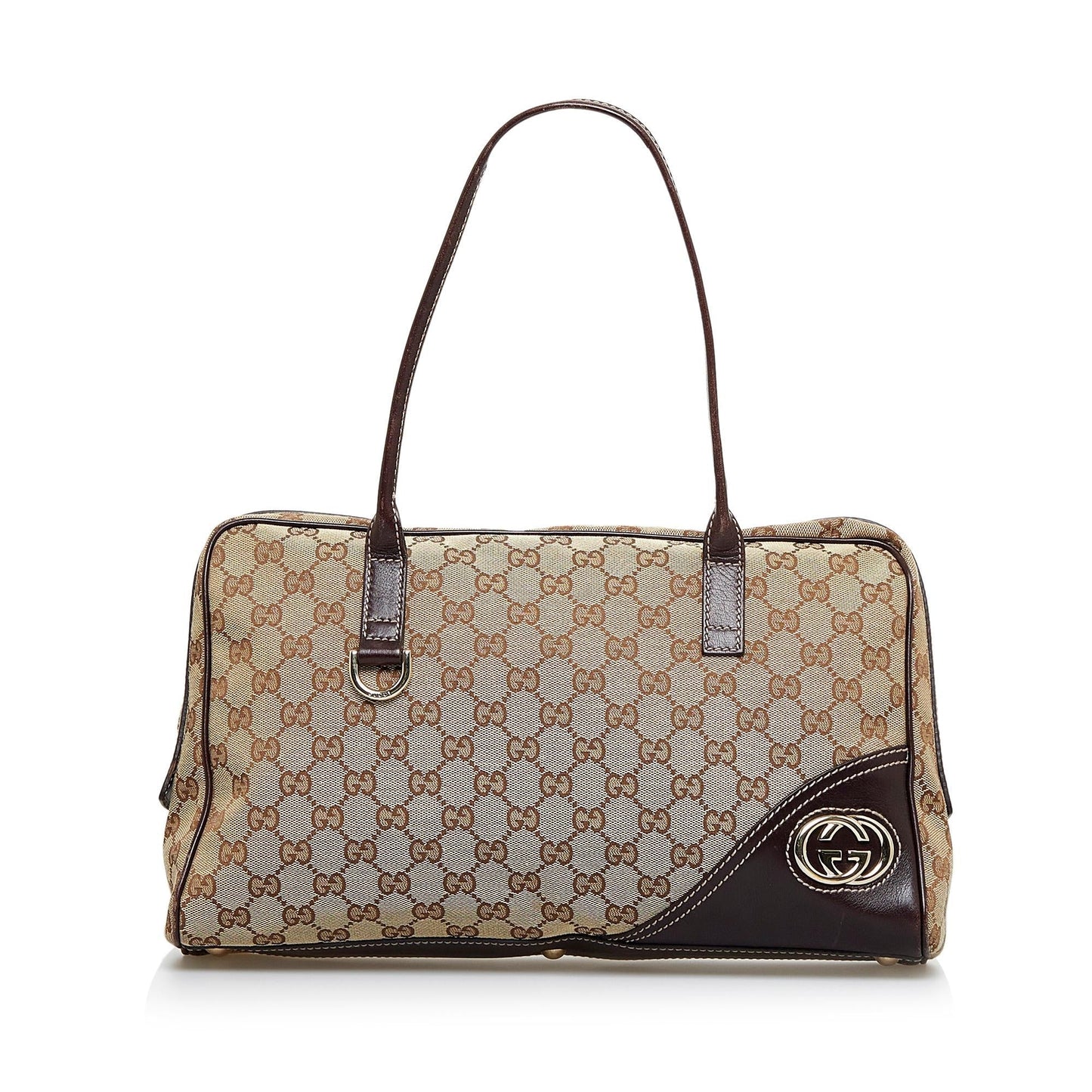 Gucci GG Canvas New Britt Shoulder Bag (SHG-zjo0YD)