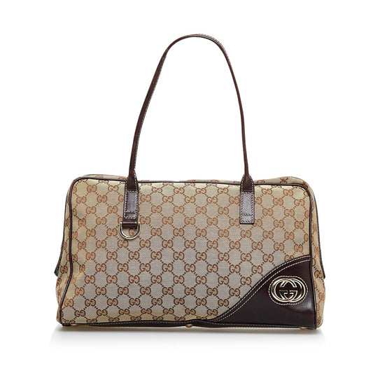 Gucci GG Canvas New Britt Shoulder Bag (SHG-zjo0YD)