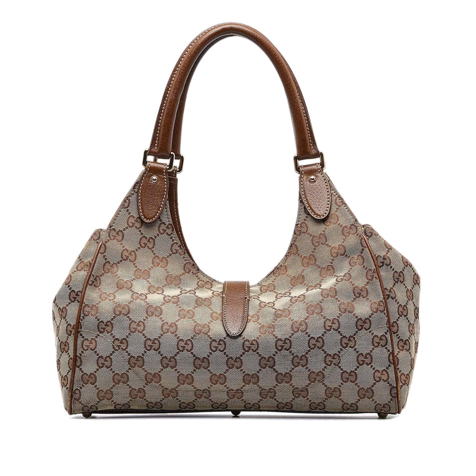 Gucci GG Canvas New Jackie Shoulder Bag (SHG-tvpwSB)