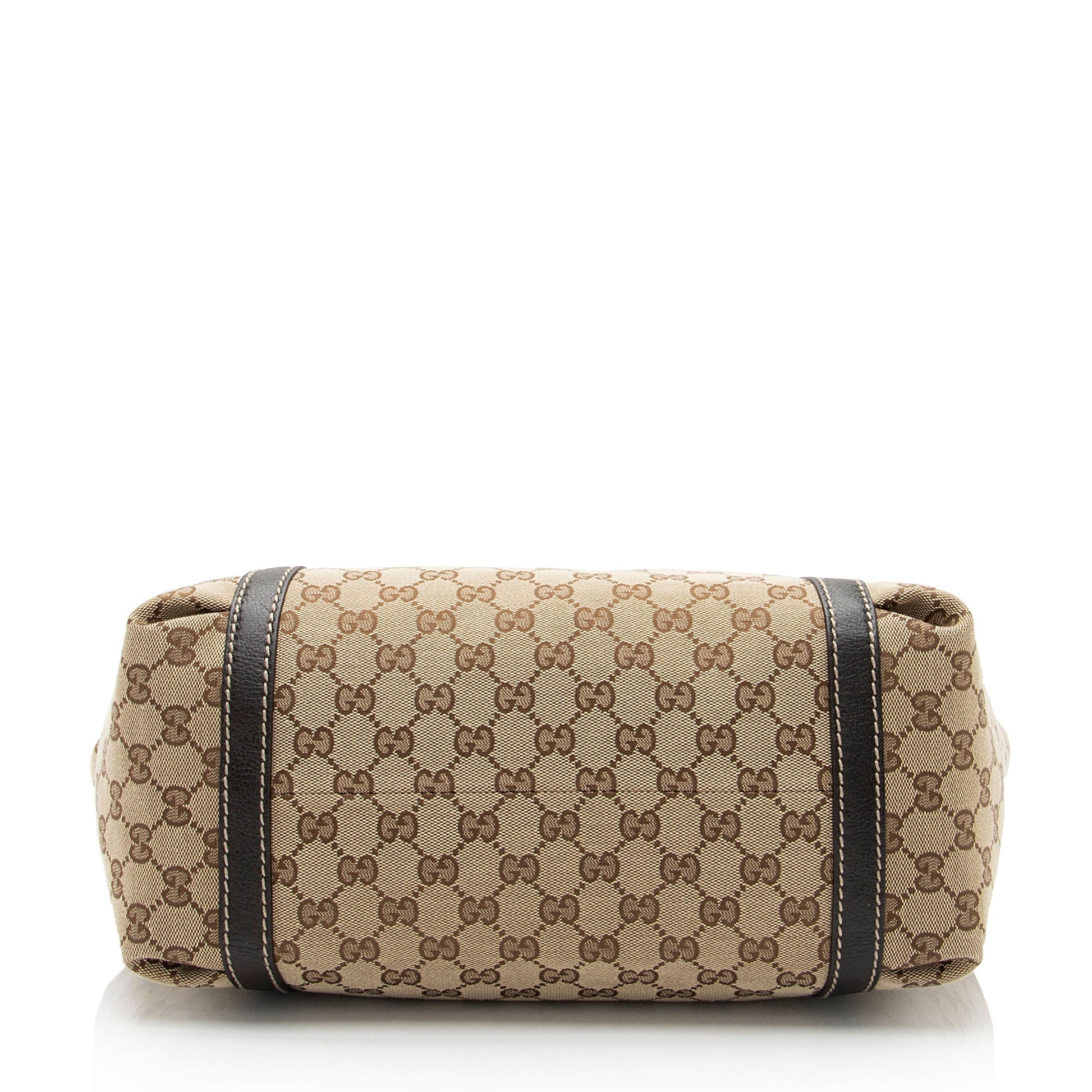 Gucci GG Canvas New Ladies Web Small Tote (SHF-eiujZp)