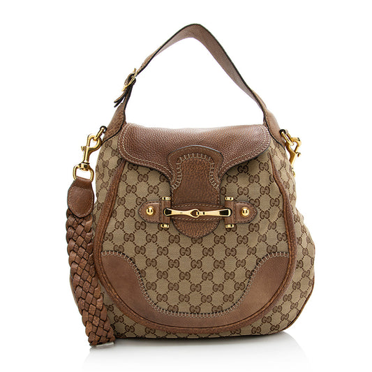 Gucci GG Canvas New Pelham Large Hobo (SHF-21704)