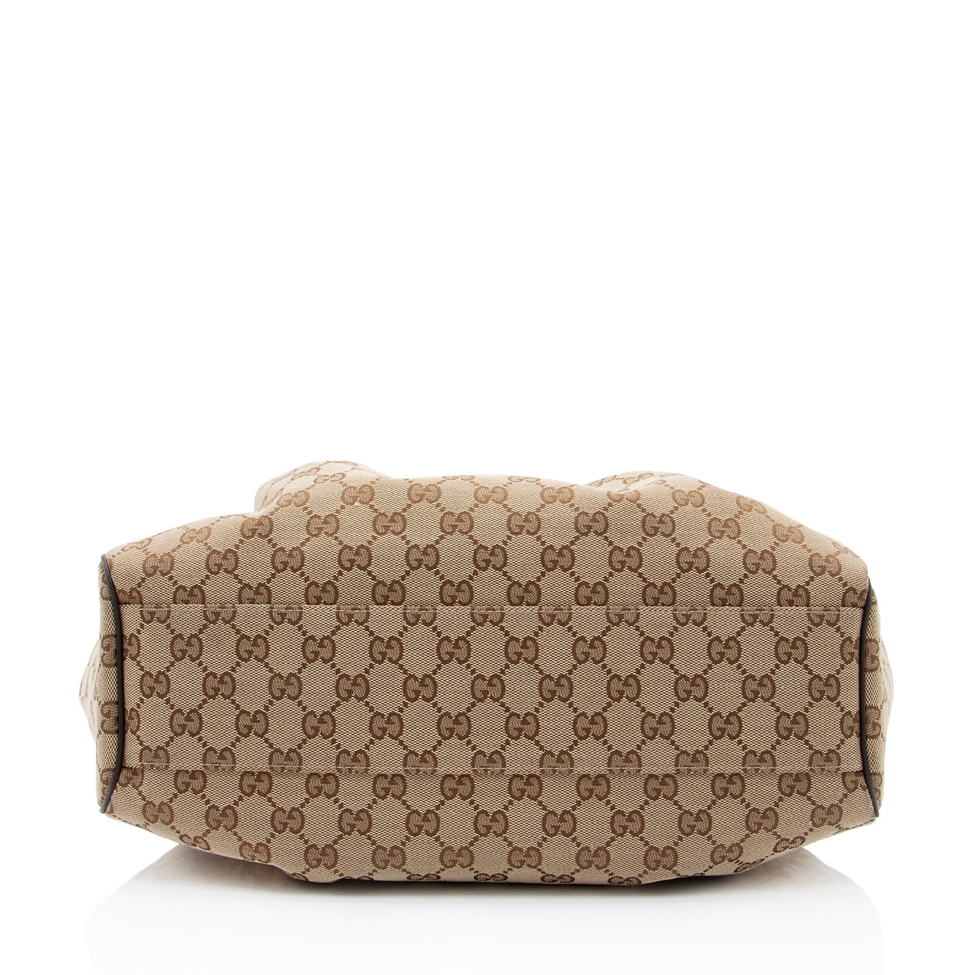 Gucci GG Canvas Pleated Medium Tote